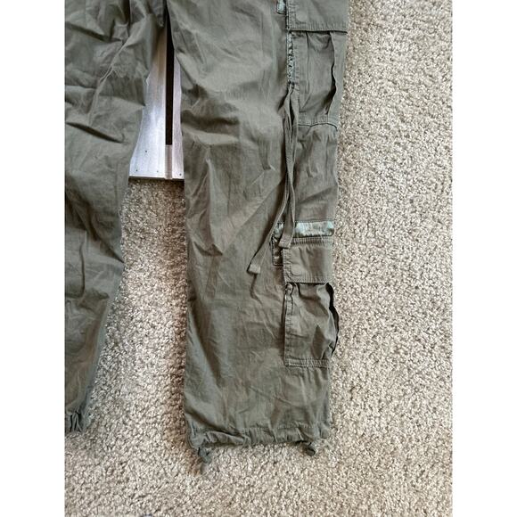 Vintage Y2K Abercombie & Fitch Green Cargo Military Pants - Picture 8 of 12